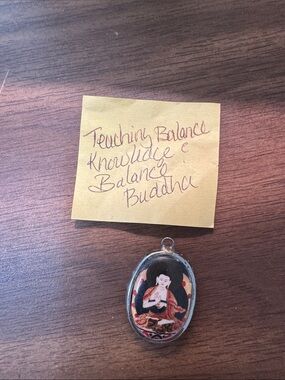 Buddha Pendant Necklace – Multicolor Religious Charm